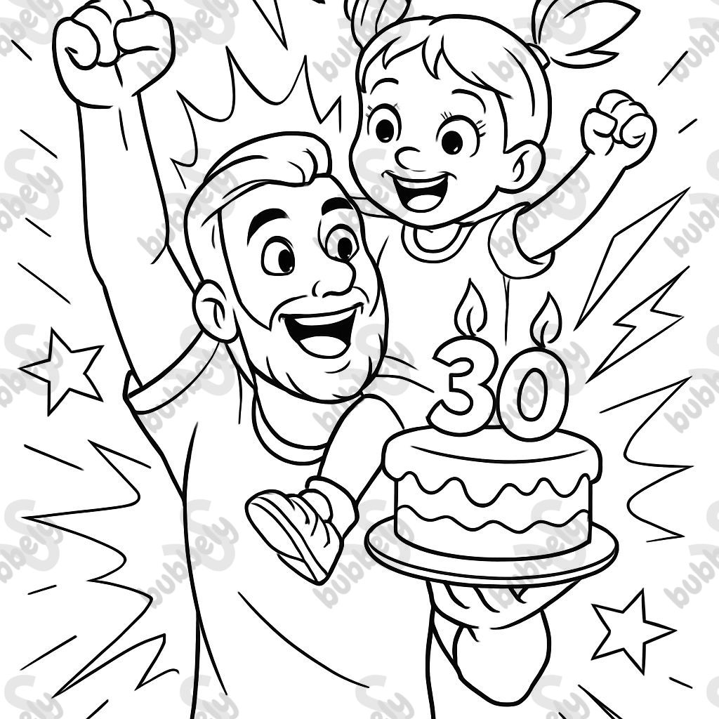 petite fille avec son beau-père pour son 30e anniversaire petite fille avec son beau-père pour son 30e anniversaire