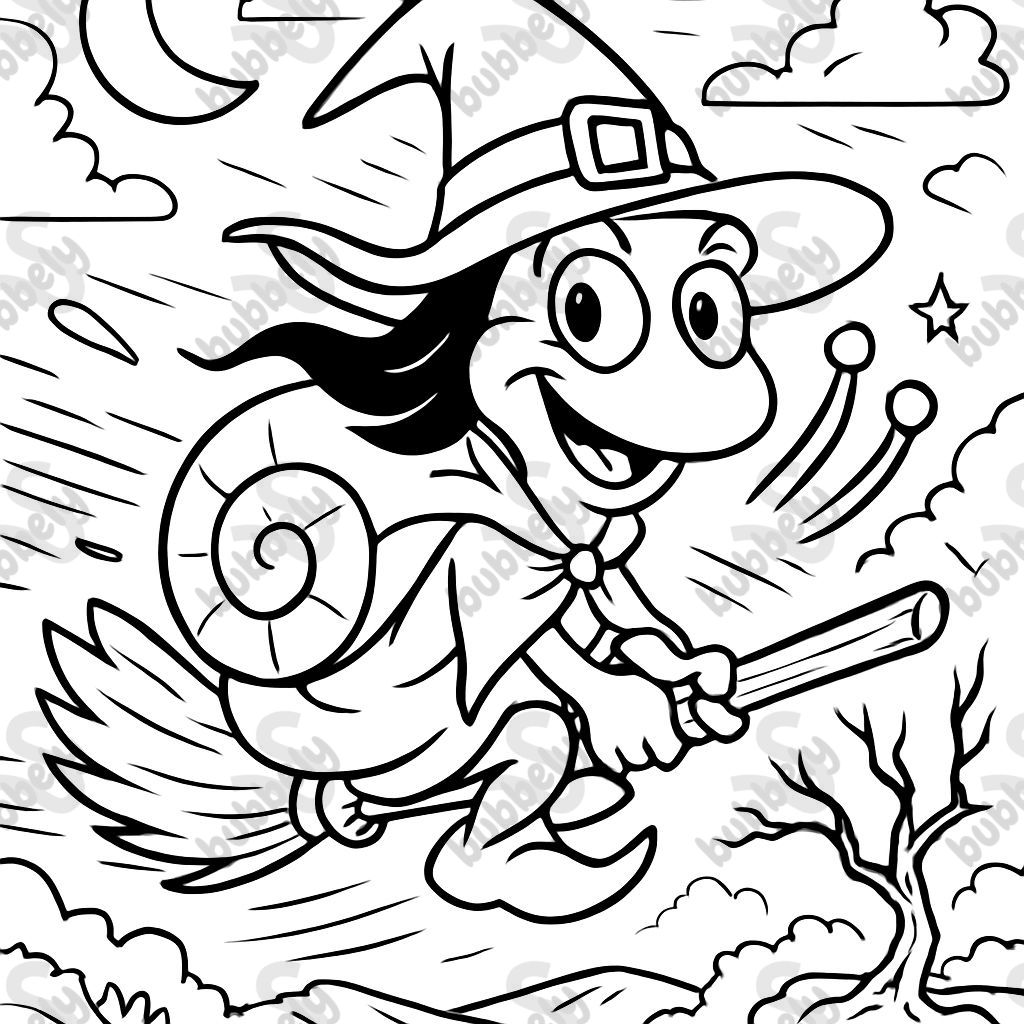 un escargot déguisé en sorcière un escargot déguisé en sorcière