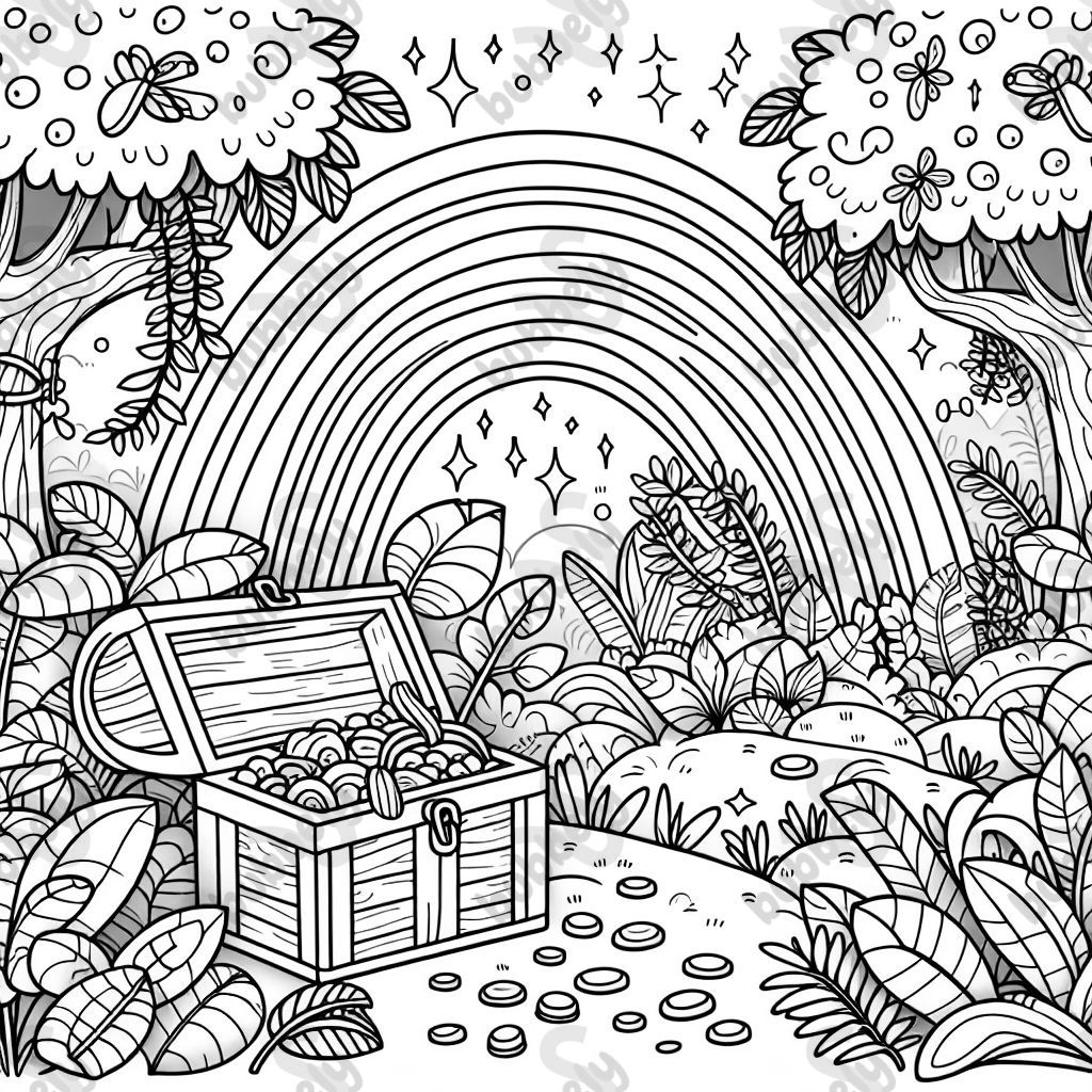 Tesoro de la jungla arcoíris Tesoro de la jungla arcoíris