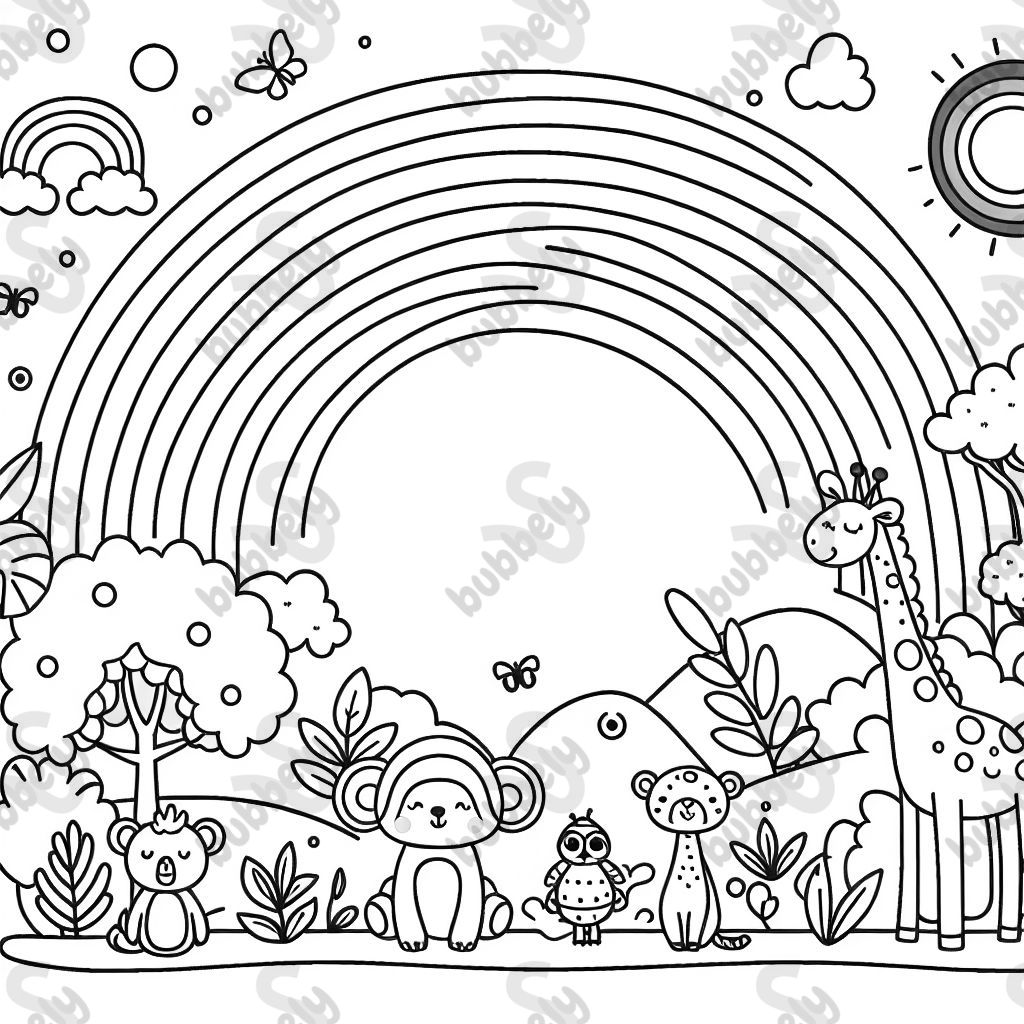 Mundo de jungla arcoíris Mundo de jungla arcoíris