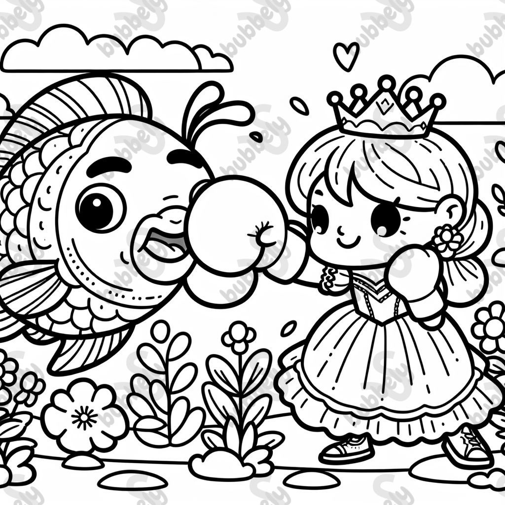 princess boxing fish princess boxing fish
