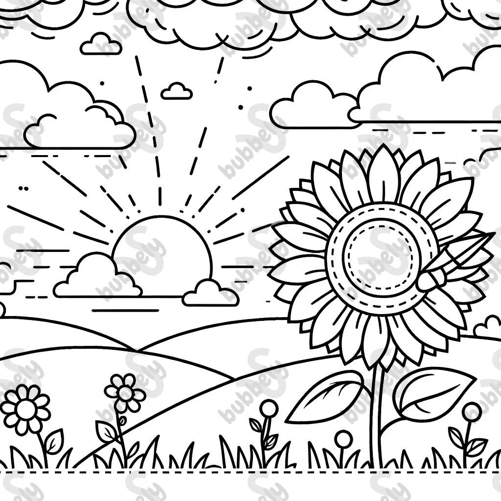 sunflower sunset sunflower sunset