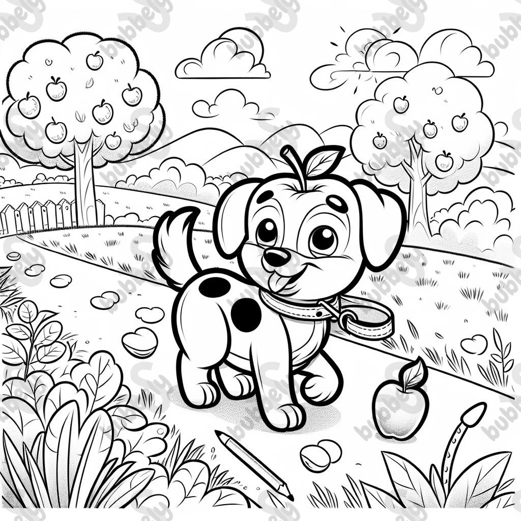 apple dog walking apple dog walking