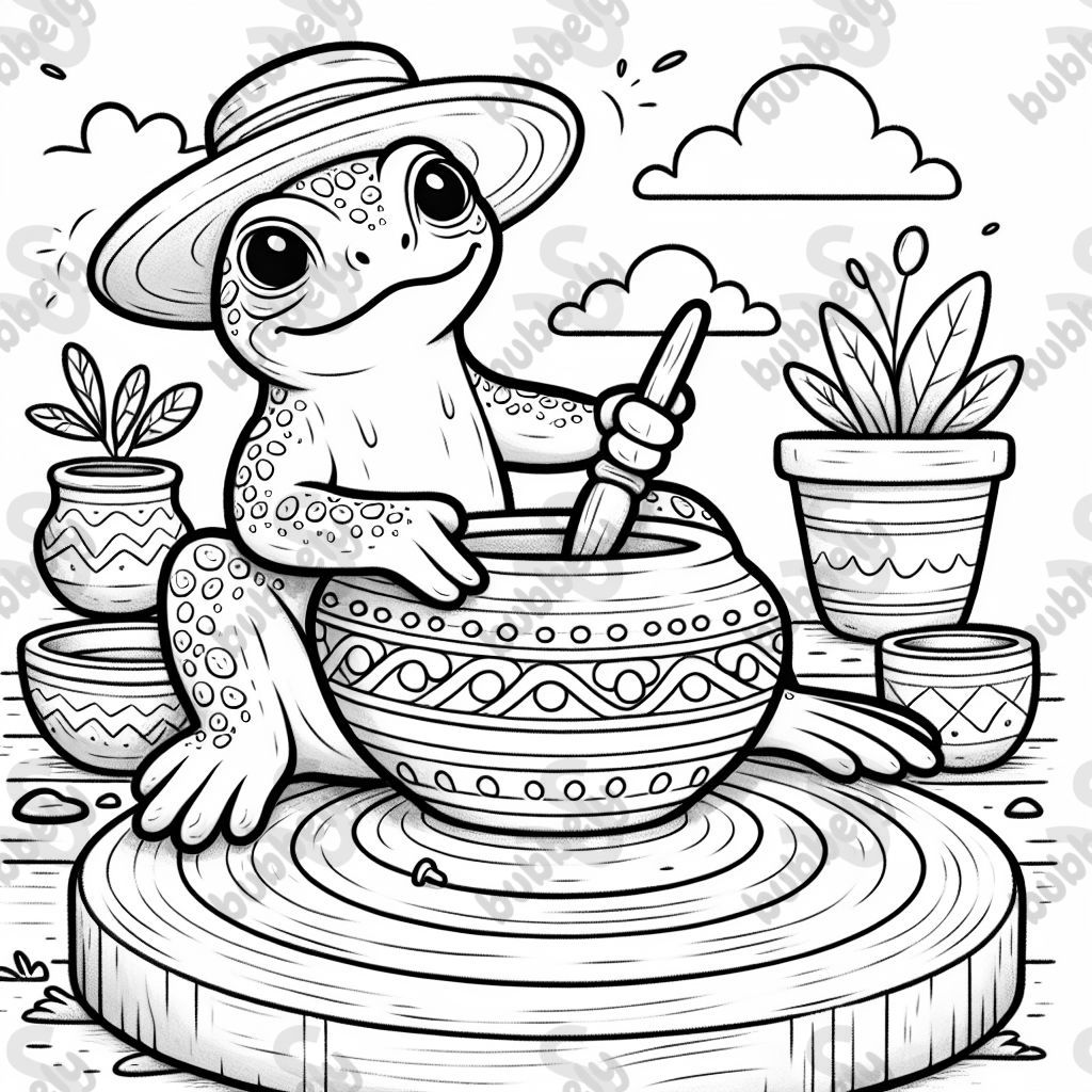 sombrero de lagarto de cerámica sombrero de lagarto de cerámica