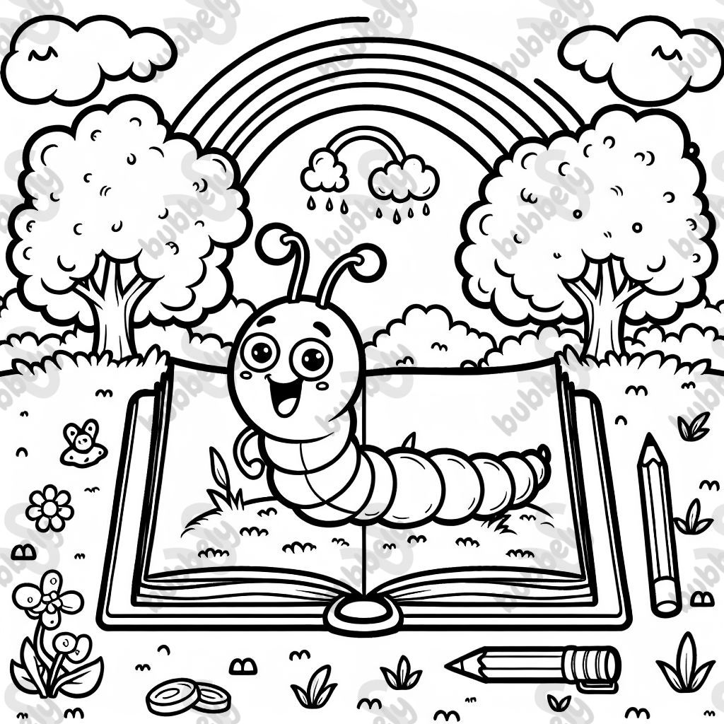 Comicbuch-Wurm Comicbuch-Wurm