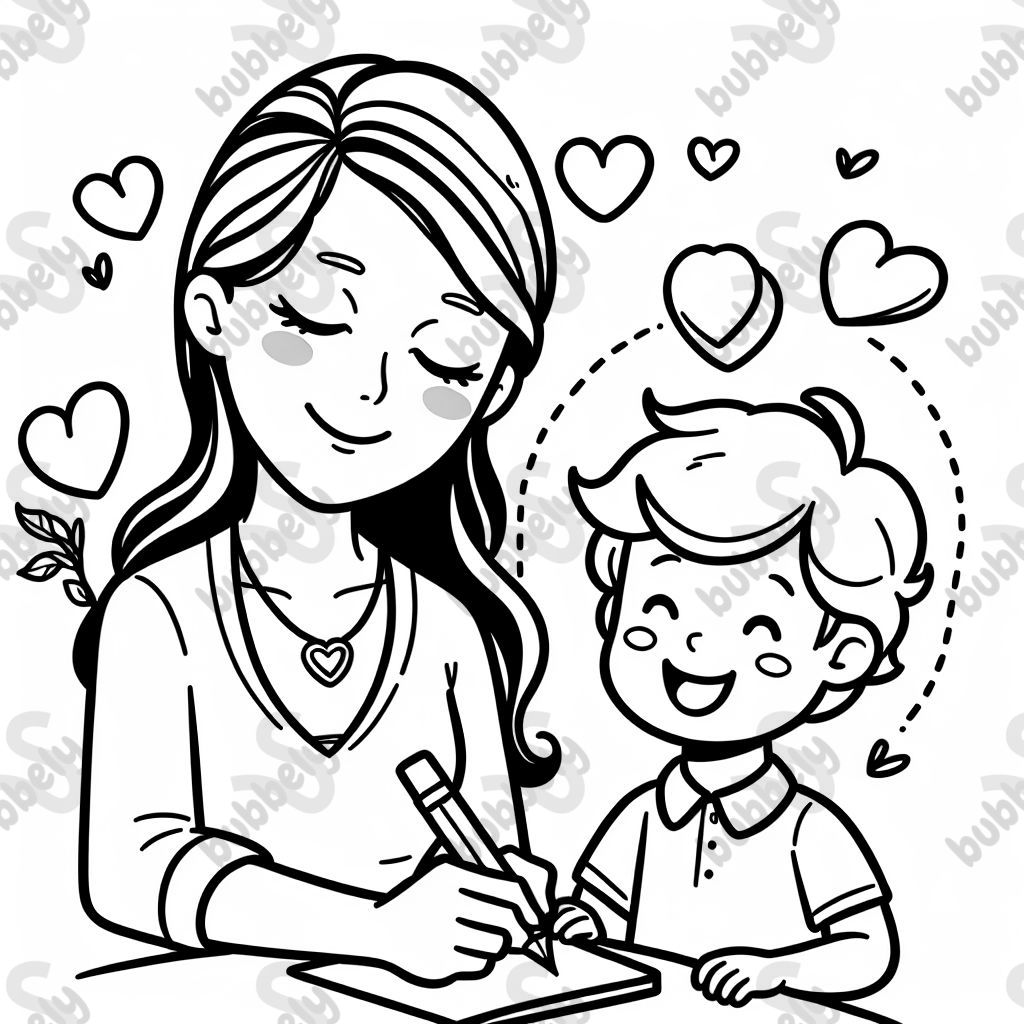 J'aime ma professeur Mme Bell