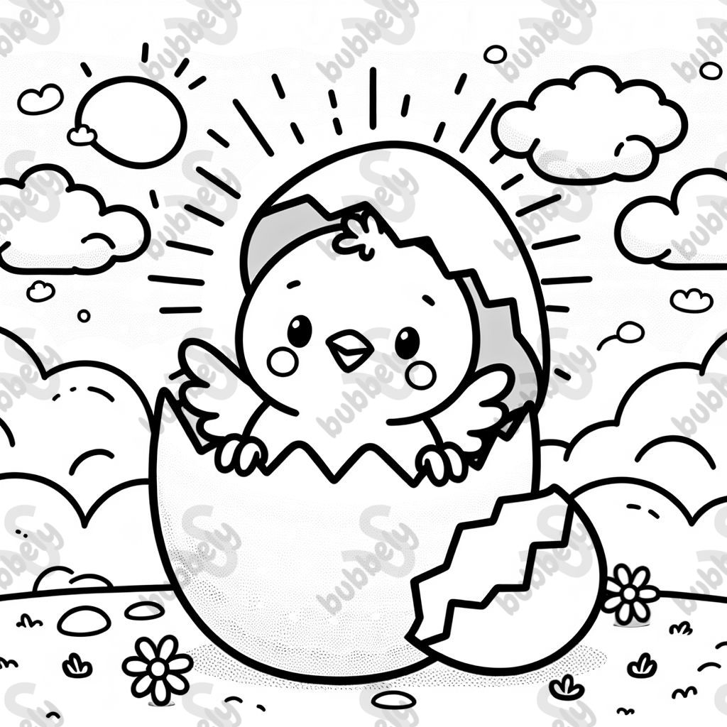 Pollito en el huevo Pollito en el huevo