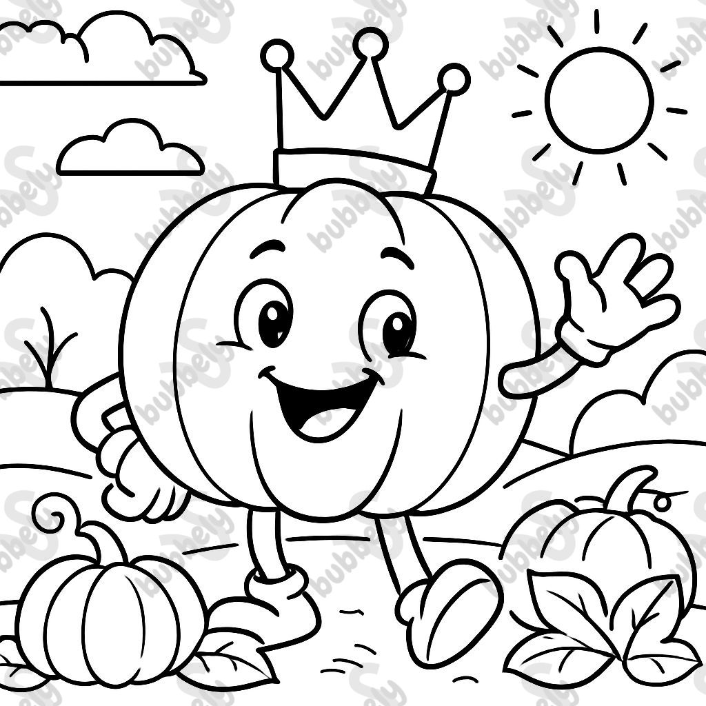 Dulce calabaza con corona Dulce calabaza con corona