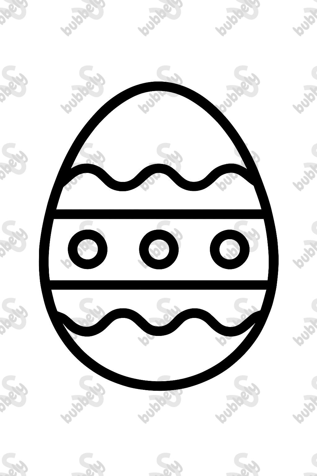 Œuf de Pâques à colorier Œuf de Pâques à colorier