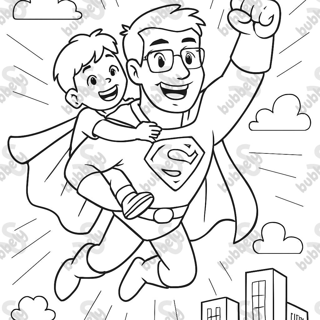 dad as a superhero dad as a superhero