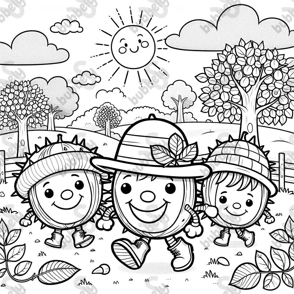 A chestnut man is a creative figure made from chestnuts and other natural materials. Perfect for children to craft and color. A chestnut man is a creative figure made from chestnuts and other natural materials. Perfect for children to craft and color.