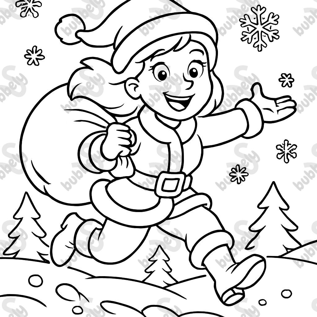 Weihnachtsmann als Frau Weihnachtsmann als Frau