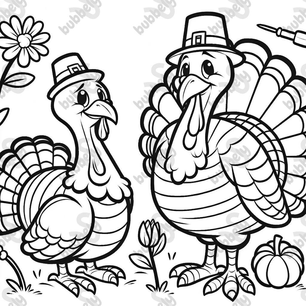 Friendly Thanksgiving Turkeys Friendly Thanksgiving Turkeys