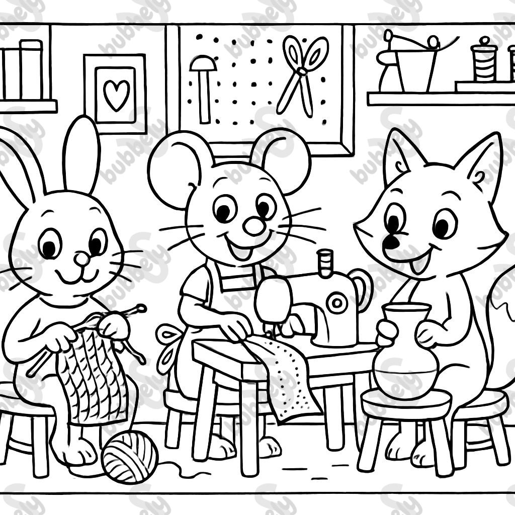 Un espacio maker para animales que tejen, cosen y hacen cerámica Un espacio maker para animales que tejen, cosen y hacen cerámica