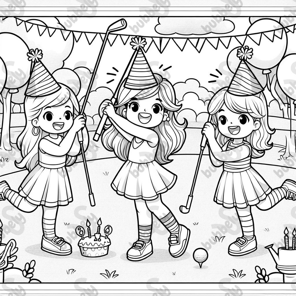 Joyeux anniversaire Nelsie thème de golf pour filles Joyeux anniversaire Nelsie thème de golf pour filles