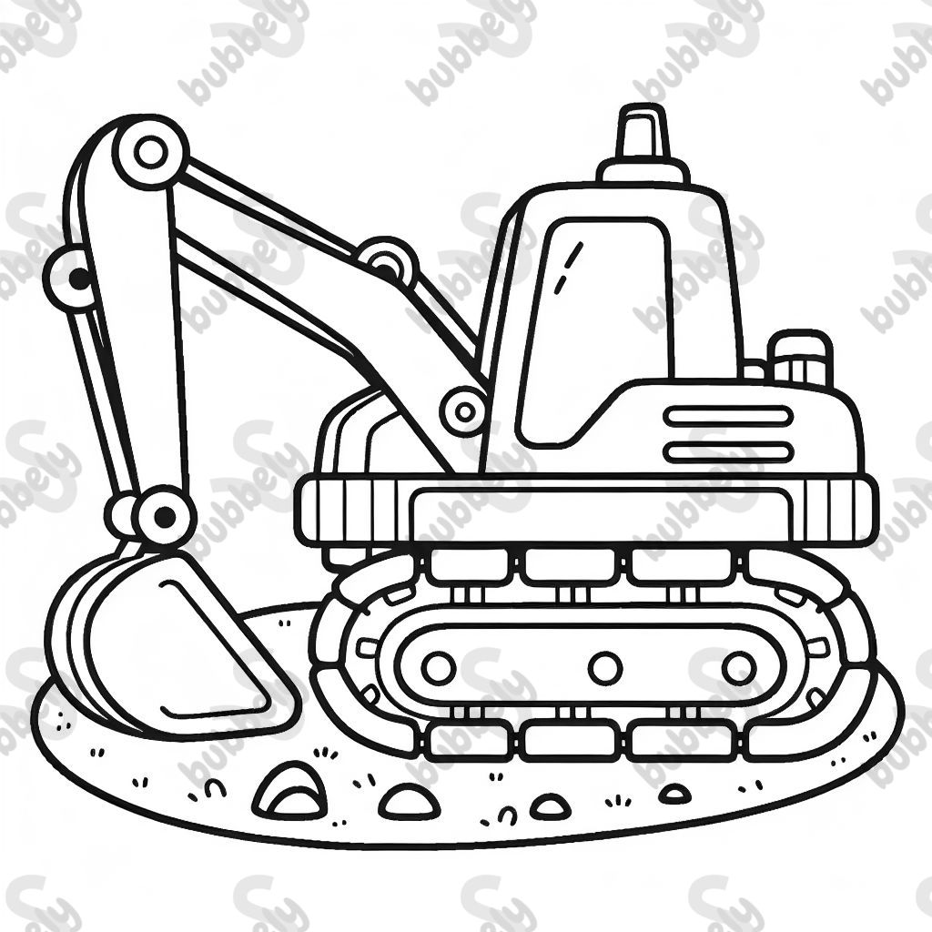 une pelleteuse une pelleteuse