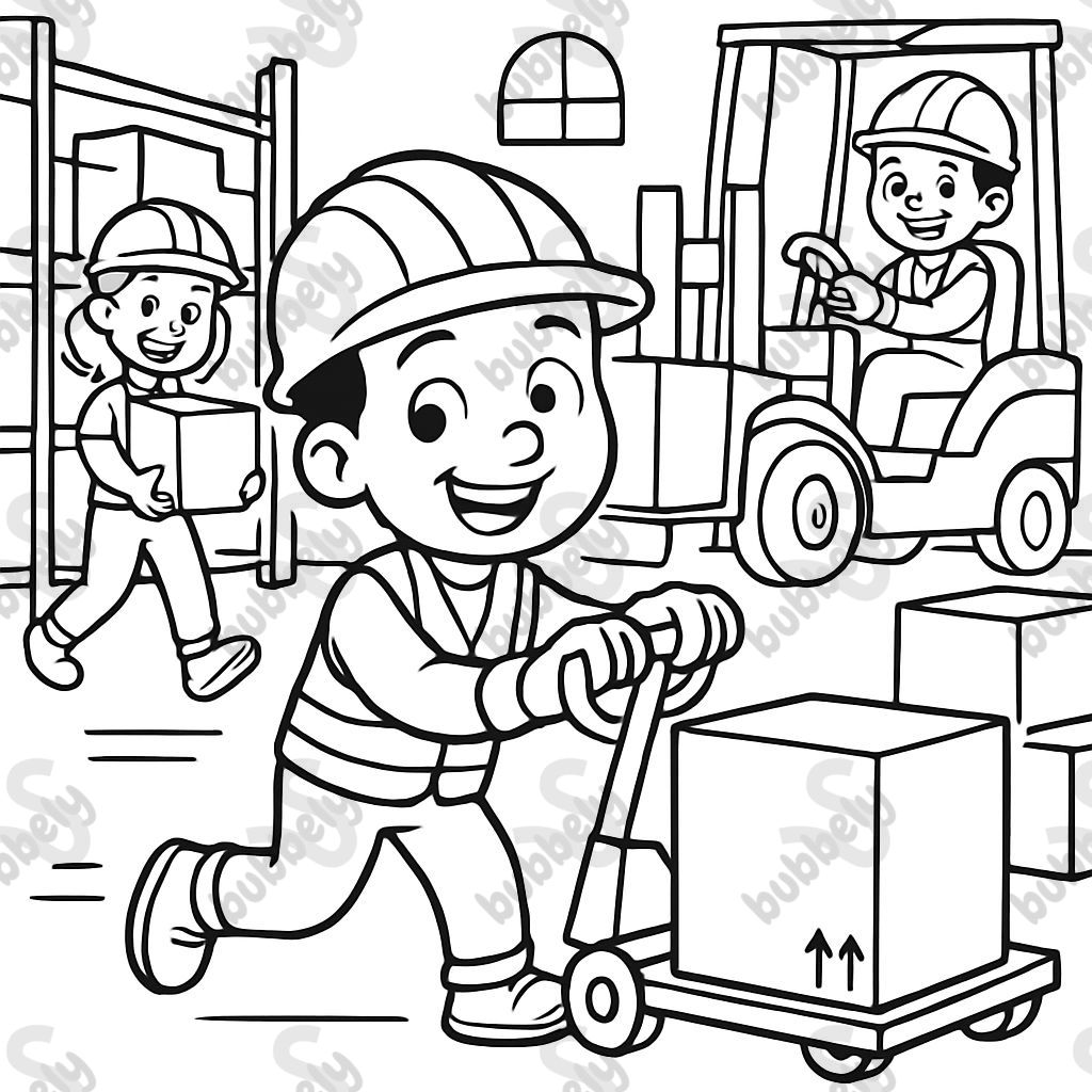 eine Lagerbesatzung eine Lagerbesatzung