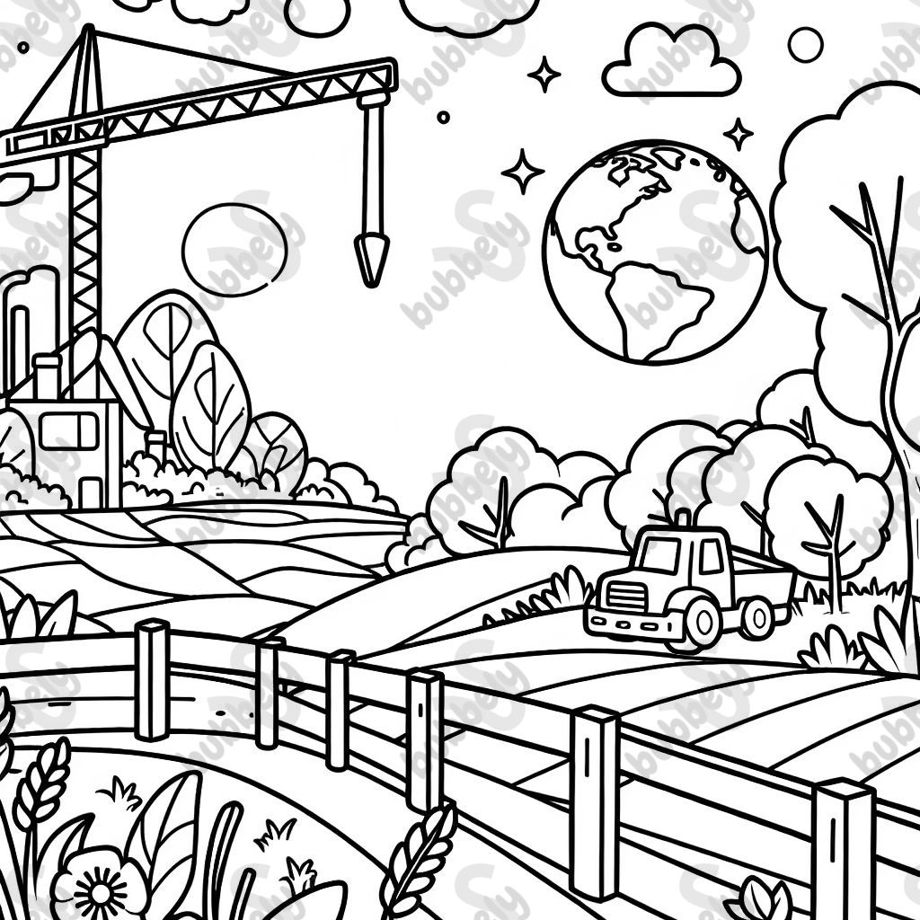 earth day construction site in nature earth day construction site in nature