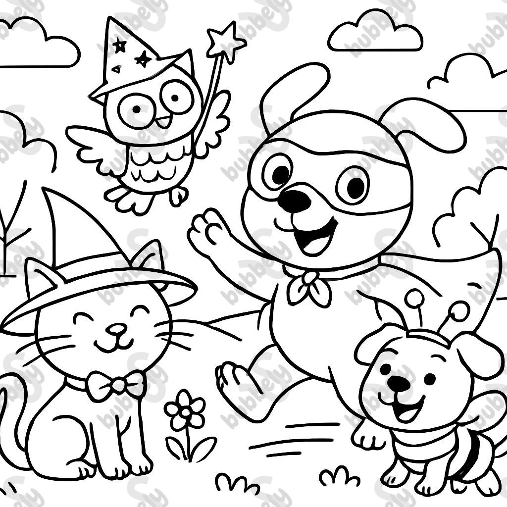 Haustiere in Kostümen Haustiere in Kostümen