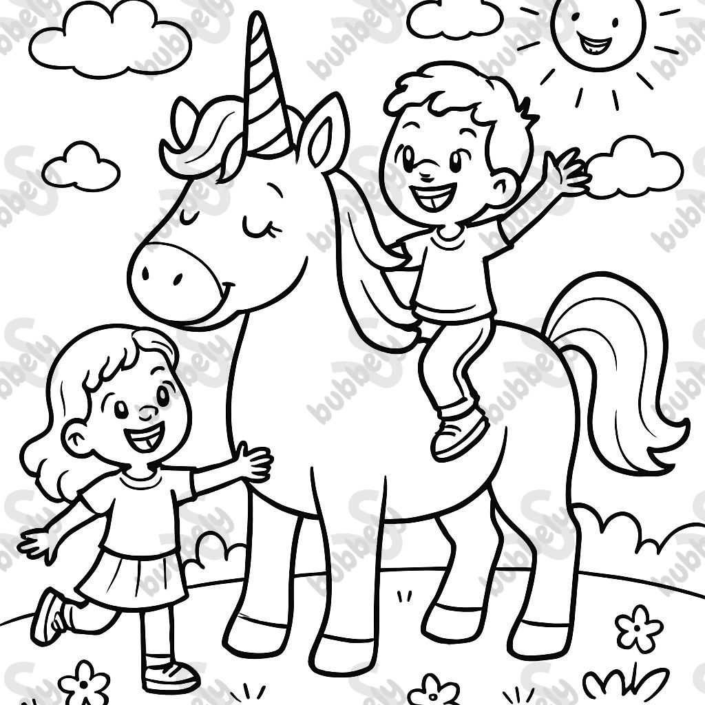 riesiges Einhorn riesiges Einhorn