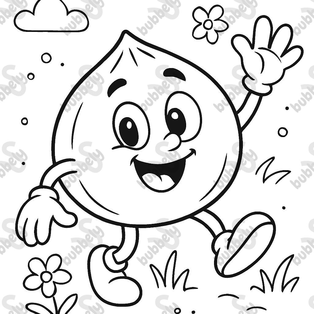 castaña simple para decorar castaña simple para decorar