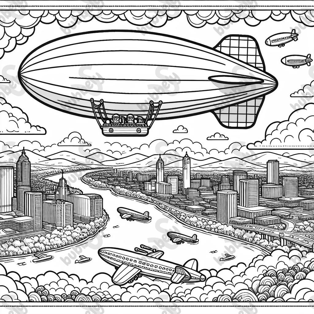 Ein Zeppelin fliegt über Las Vegas und bietet atemberaubende Ausblicke auf die Stadt. Ein Zeppelin fliegt über Las Vegas und bietet atemberaubende Ausblicke auf die Stadt.