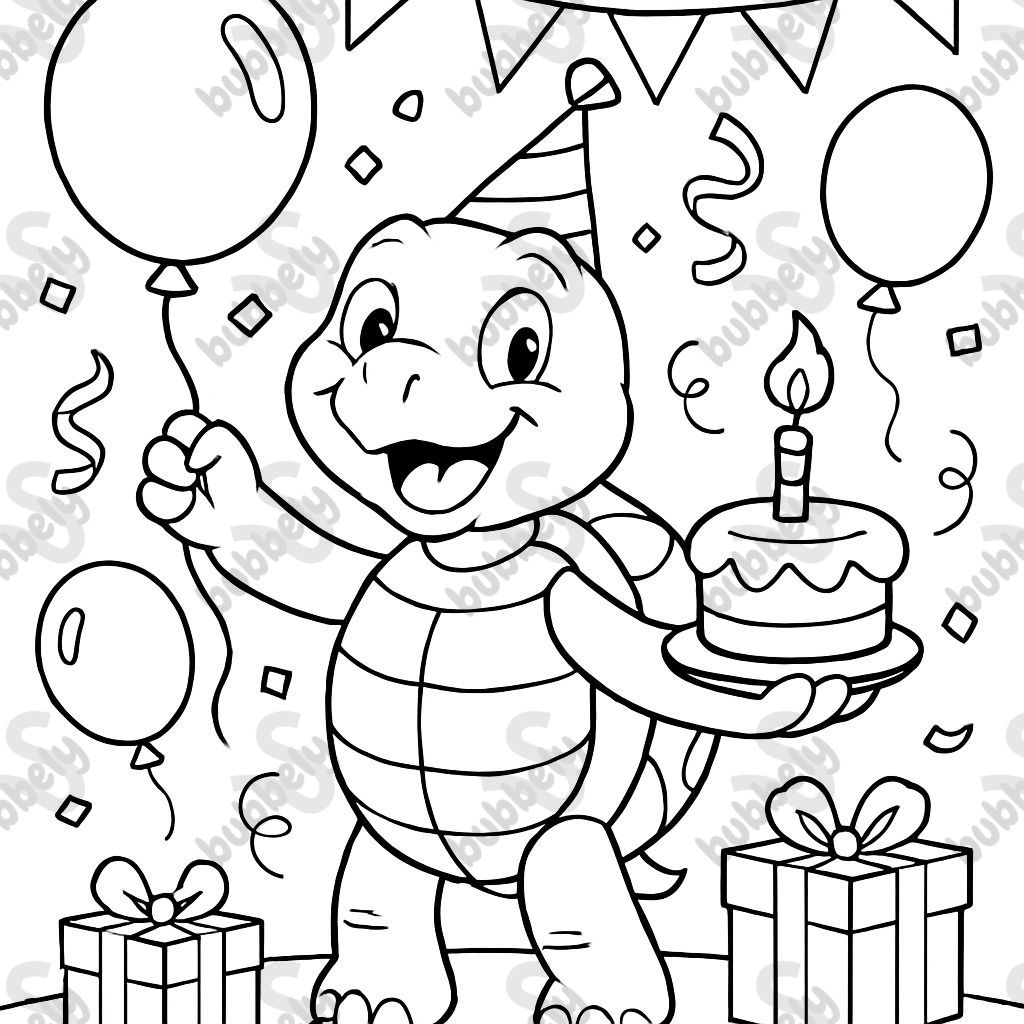 Birthday turtle Birthday turtle