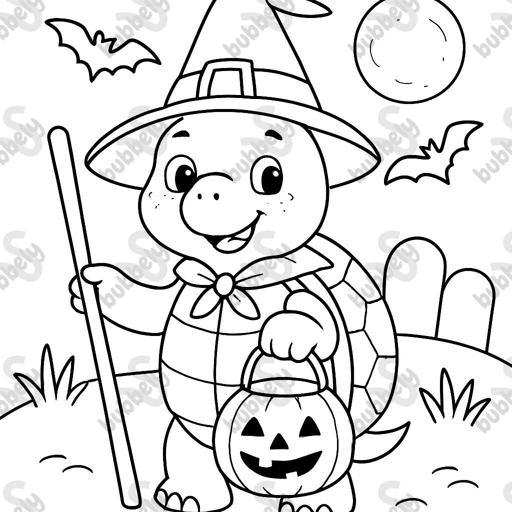 tortuga de Halloween tortuga de Halloween