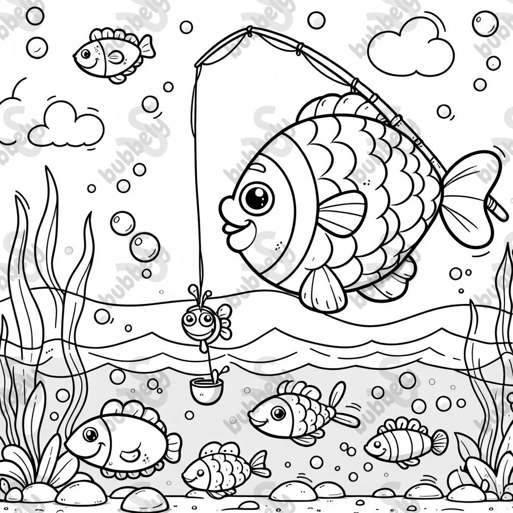 Fische die sich selbst fischen.