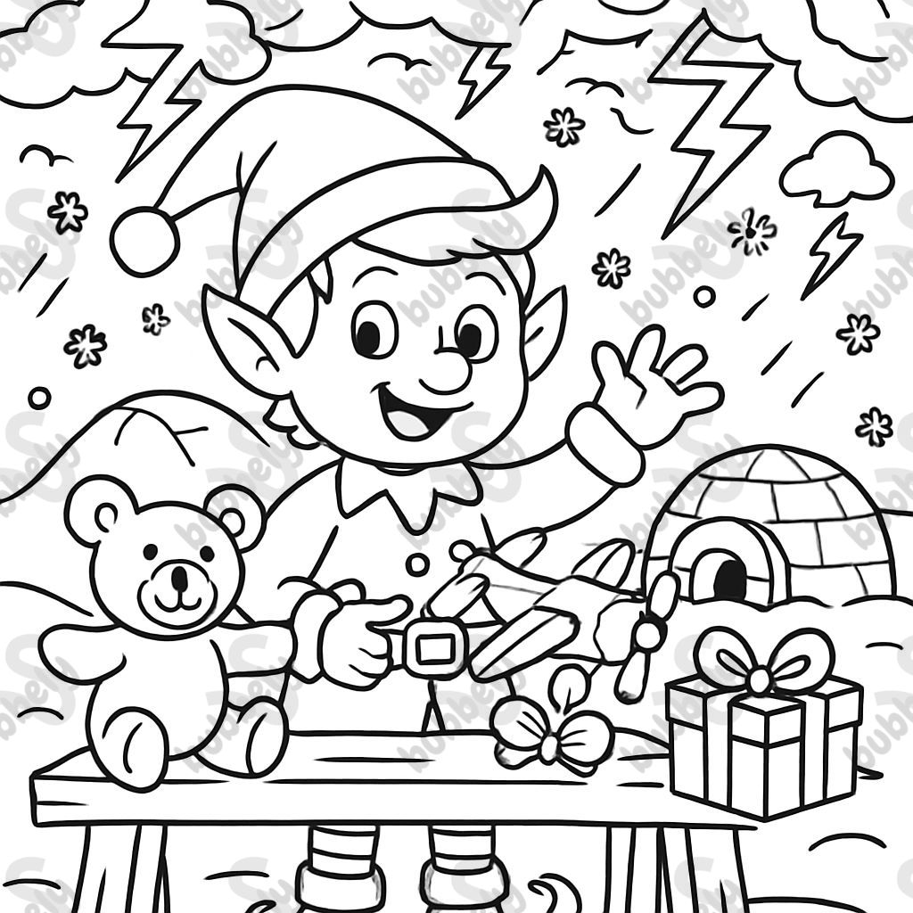 stormy north pole workshop stormy north pole workshop