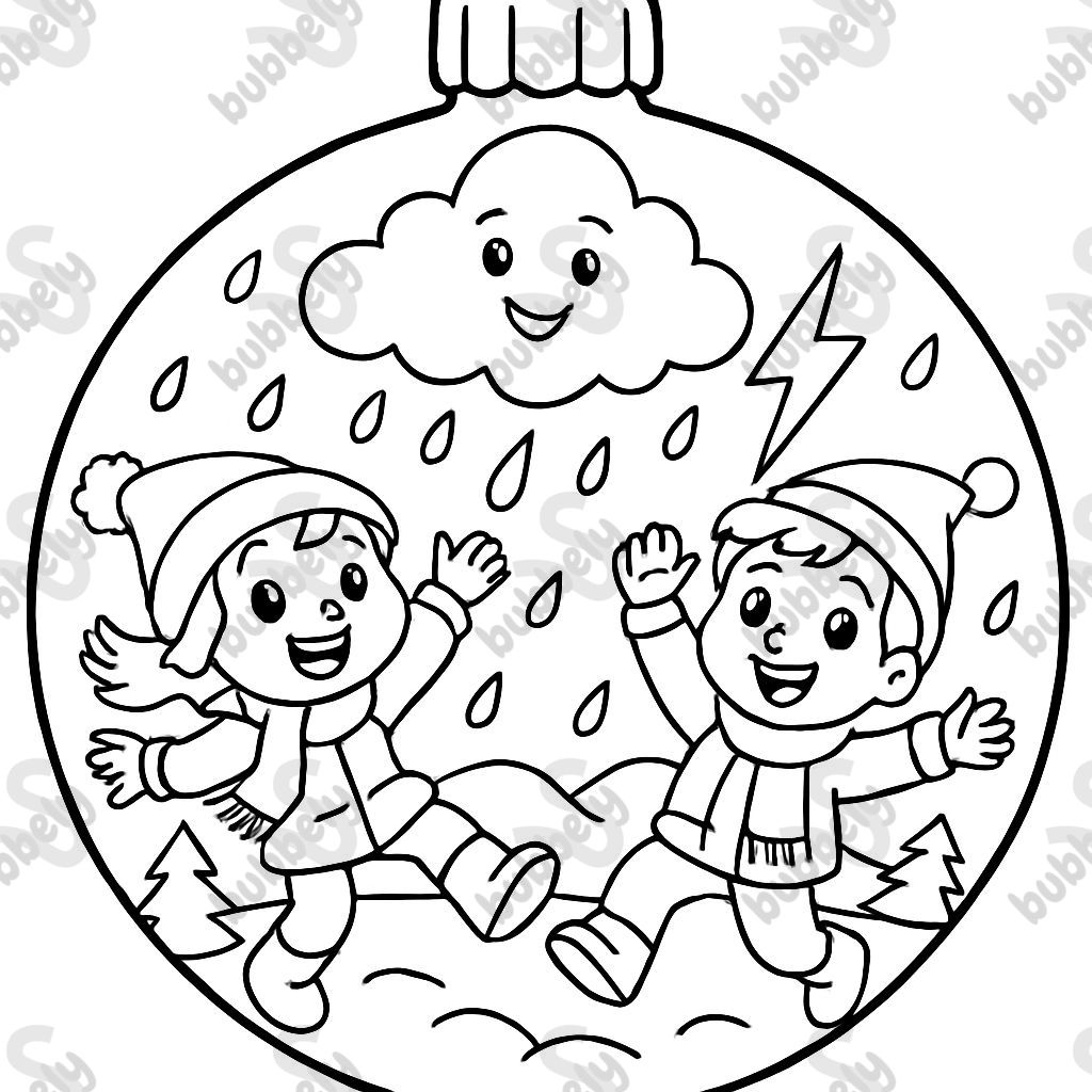 large christmas ornament with a storm scene large christmas ornament with a storm scene