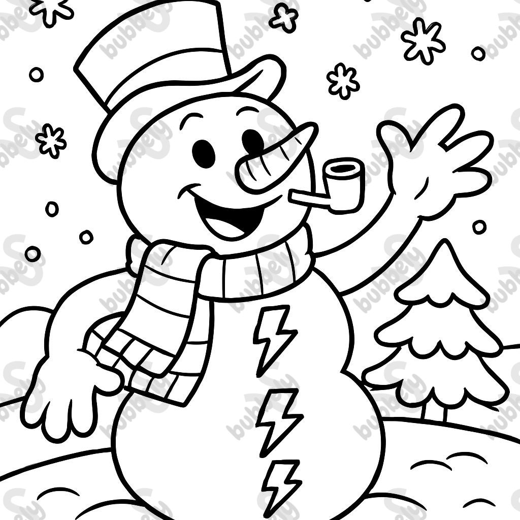 frosty der Schneemann mit Blitzknöpfen frosty der Schneemann mit Blitzknöpfen