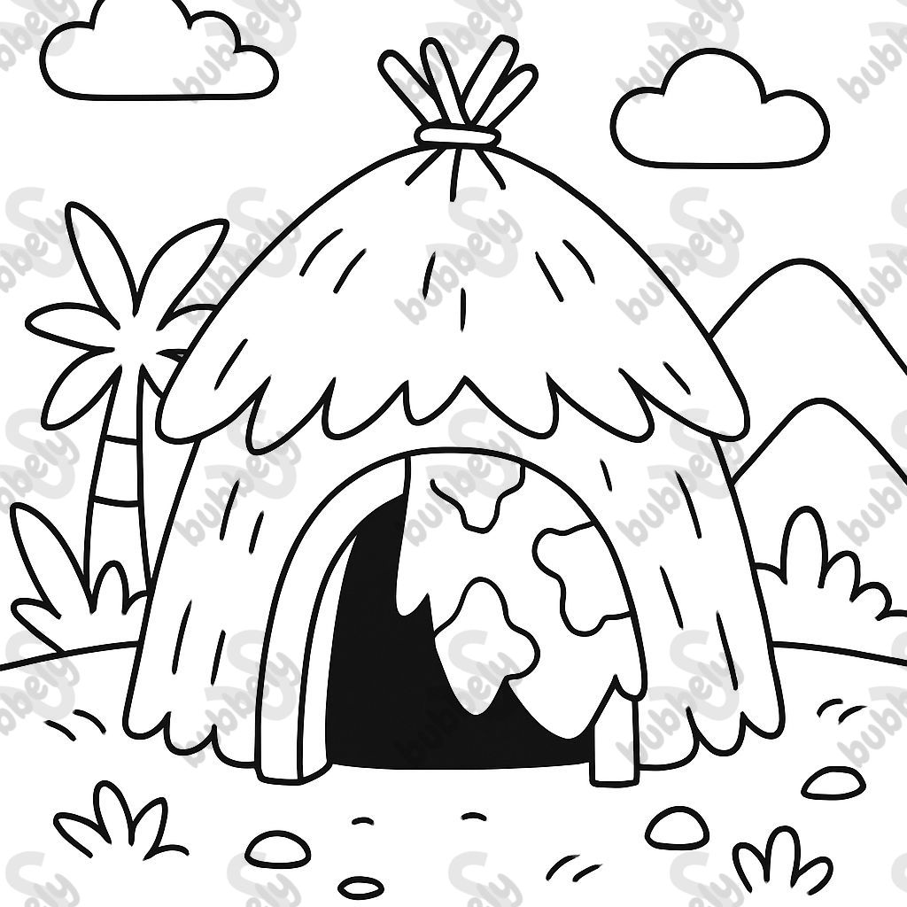 Cabaña prehistoria Cabaña prehistoria