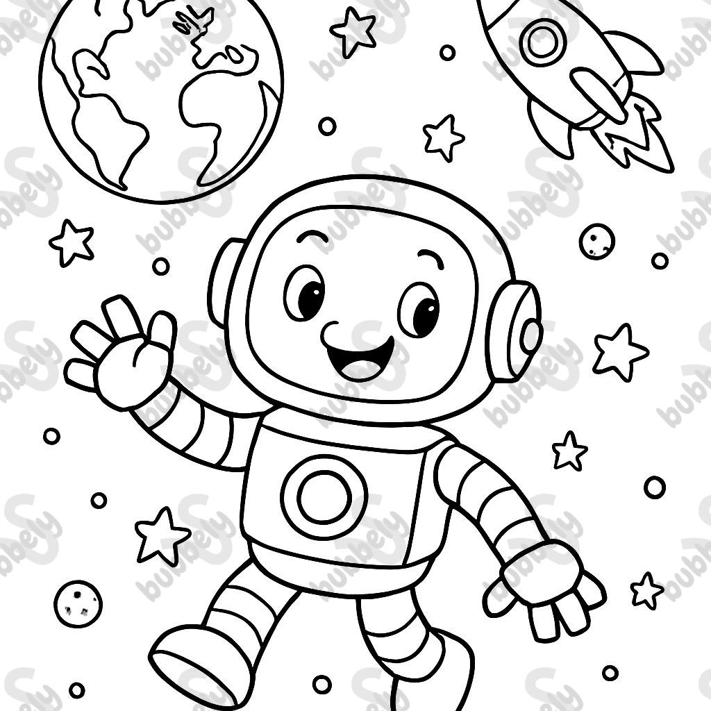 vaisseau spatial robot dans l'espace devant la Terre vaisseau spatial robot dans l'espace devant la Terre