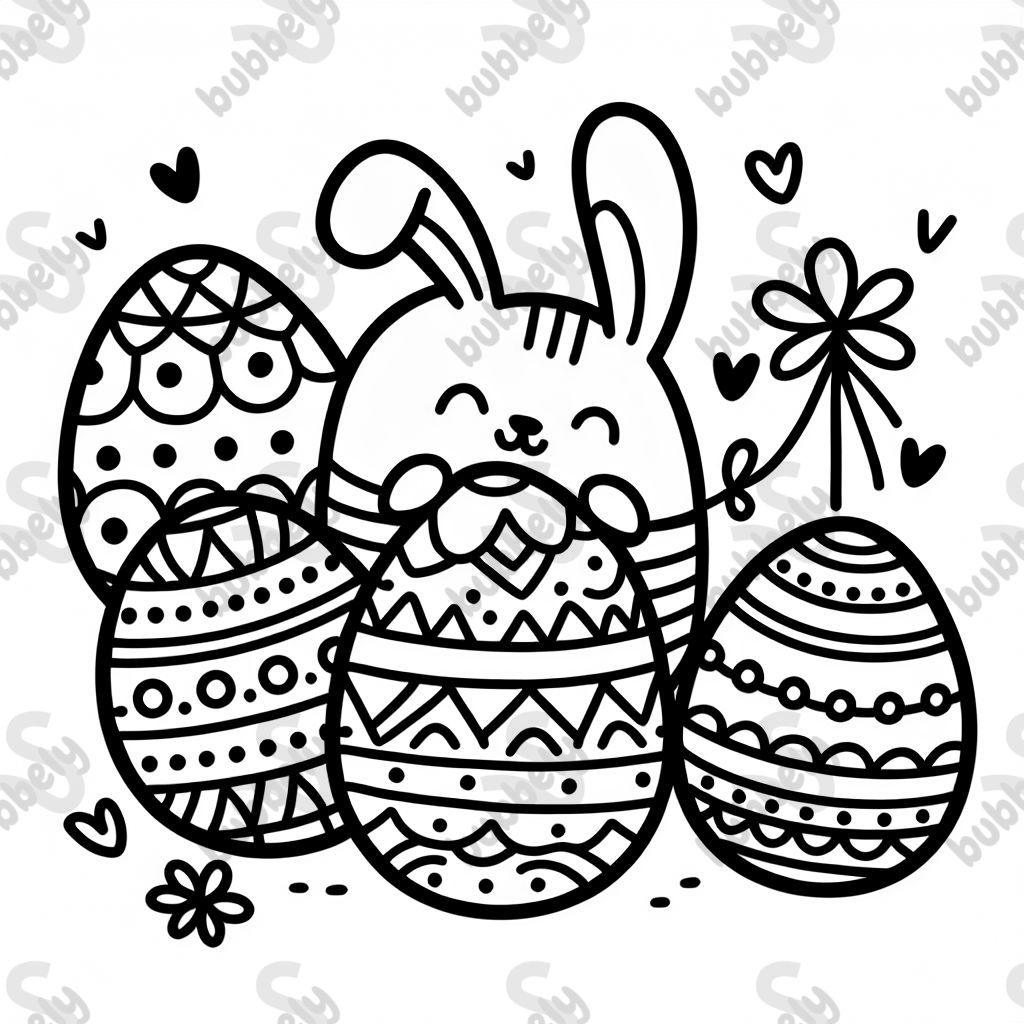 Oeufs de Pâques décorés Oeufs de Pâques décorés