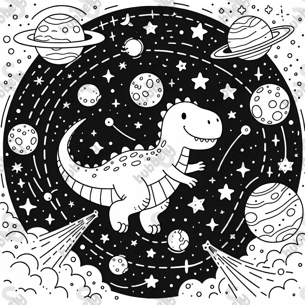 Dino en el Espacio Dino en el Espacio