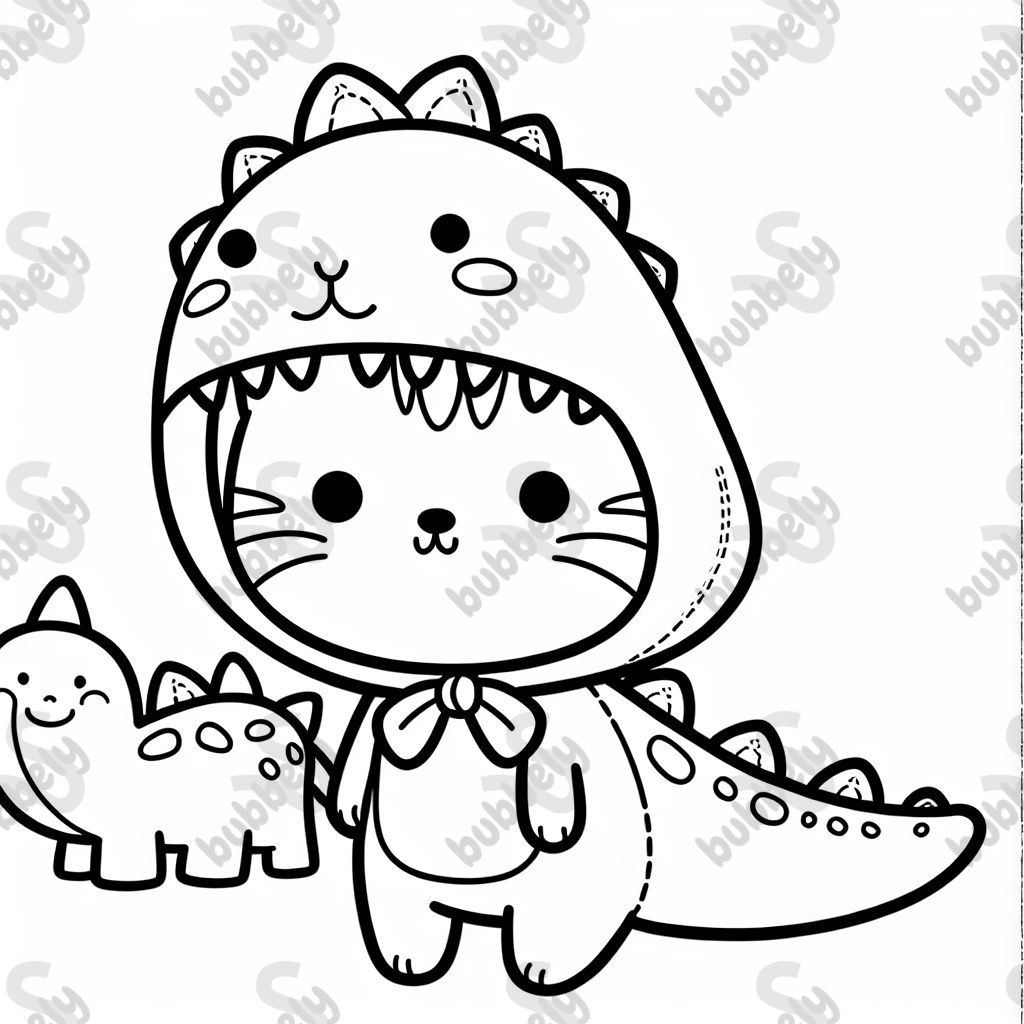 gato con disfraz de dinosaurio gato con disfraz de dinosaurio