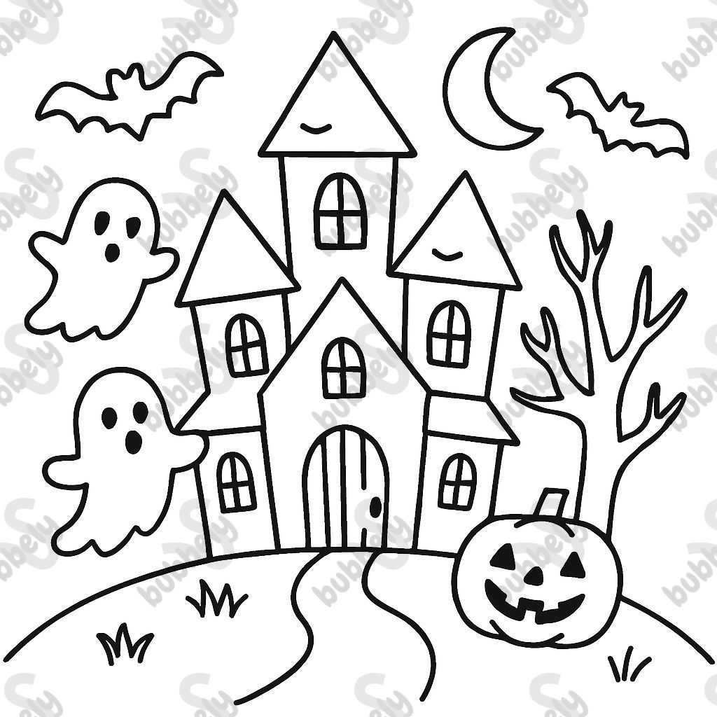 maison hantée d'Halloween maison hantée d'Halloween