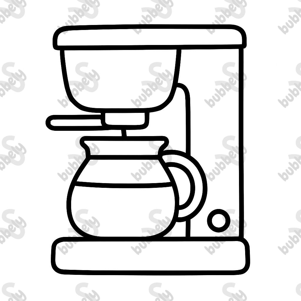 Eine Kaffeemaschine Eine Kaffeemaschine