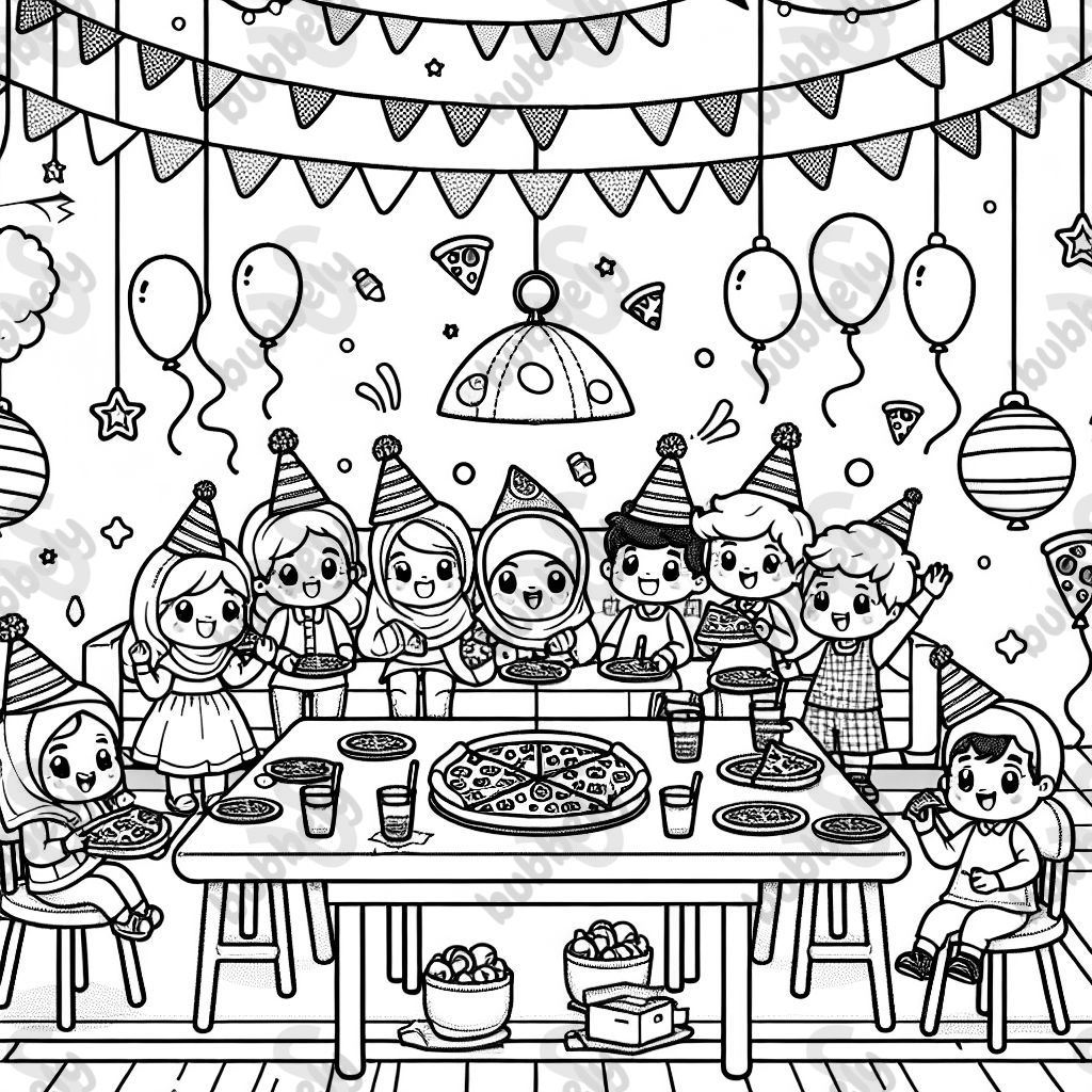 Pizza Party Invitation Pizza Party Invitation