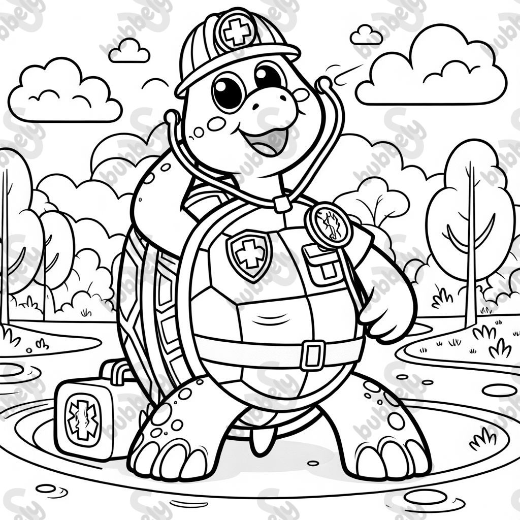 a turtle as an emergency medical technician a turtle as an emergency medical technician