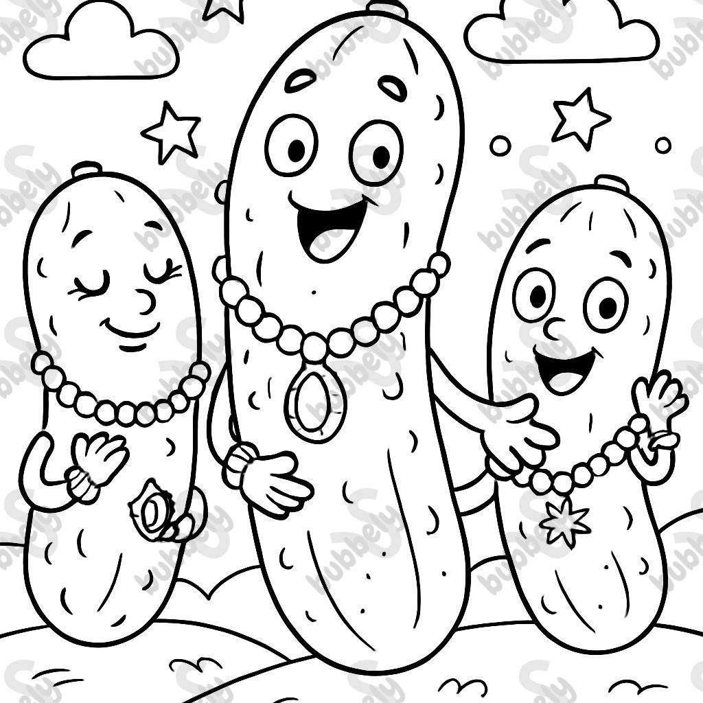 Schicke Gurken mit Juwelen Schicke Gurken mit Juwelen