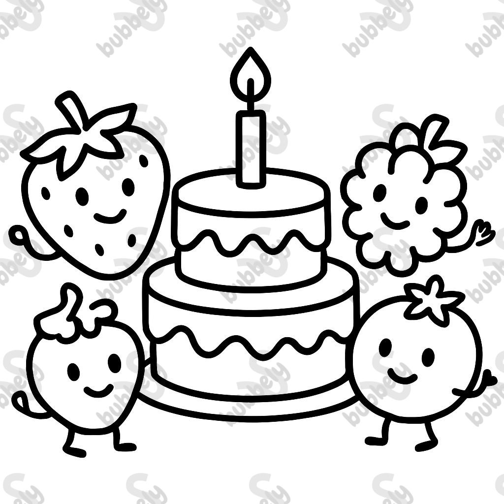 Berries birthday party Berries birthday party