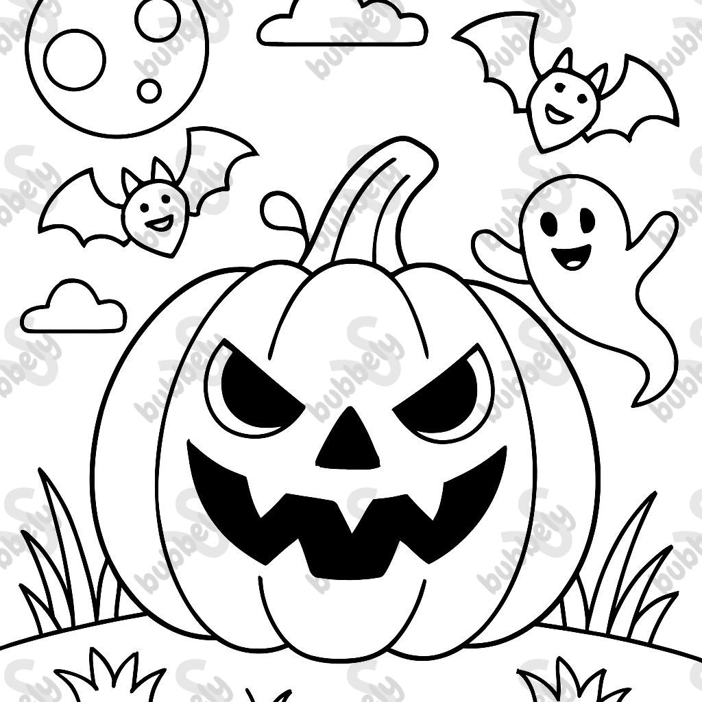 calabaza de halloween con una sonrisa espeluznante calabaza de halloween con una sonrisa espeluznante