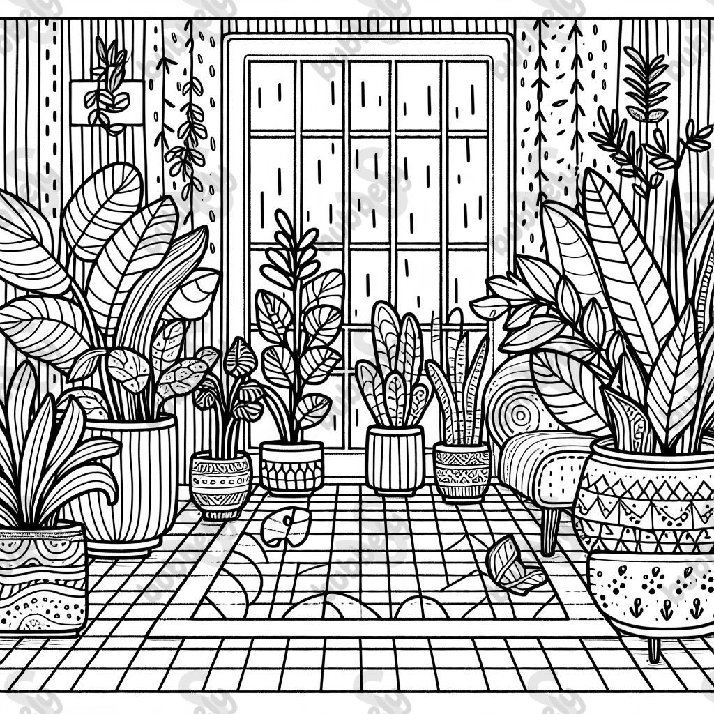 une pièce de plantes une pièce de plantes