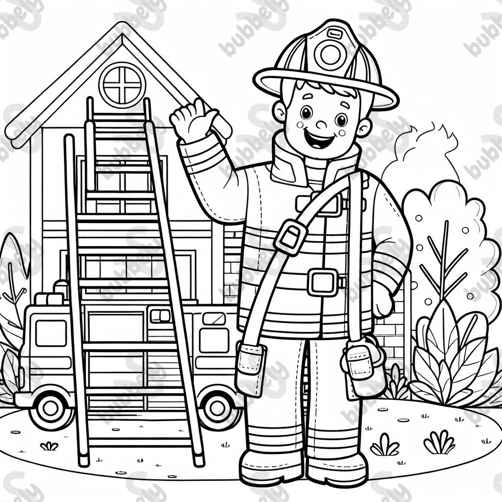 un camión de bomberos con escalera extendida un camión de bomberos con escalera extendida