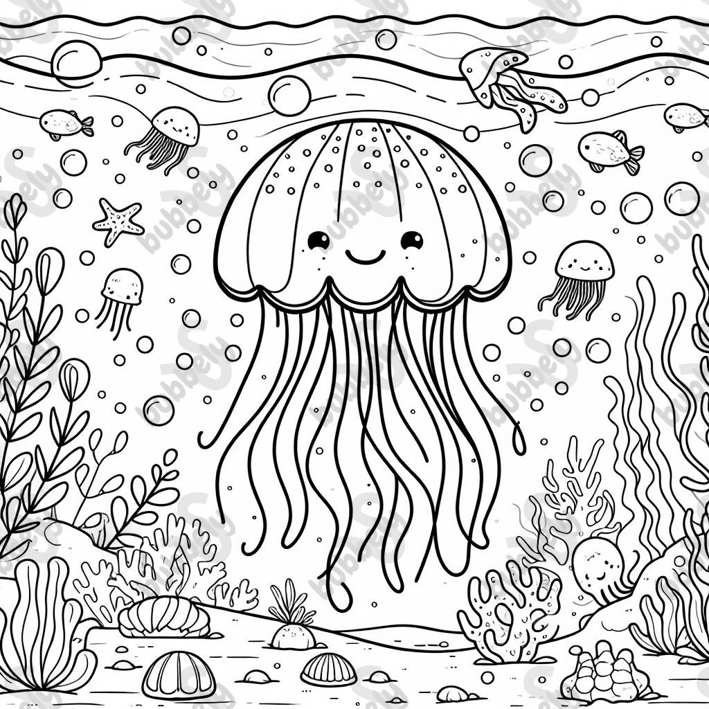 eine Qualle eine Qualle