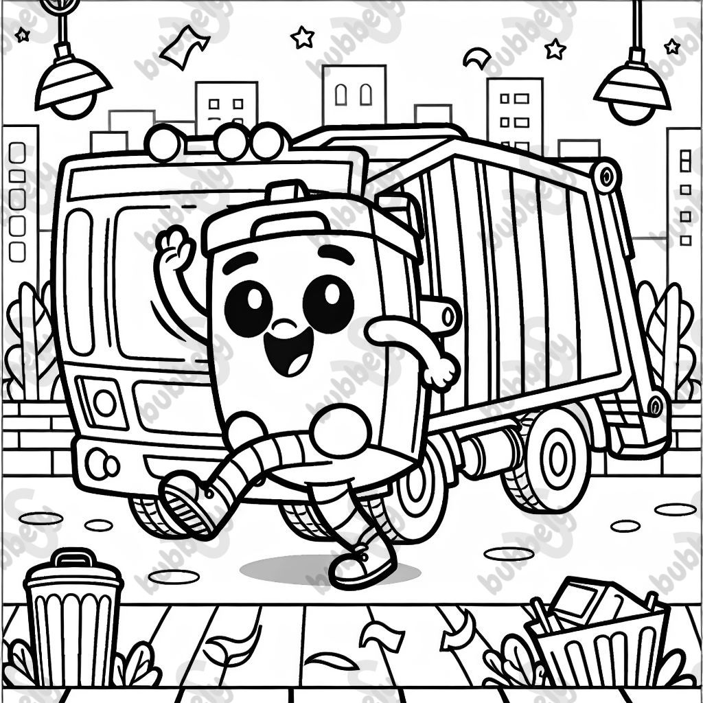 trash truck dancing trash truck dancing