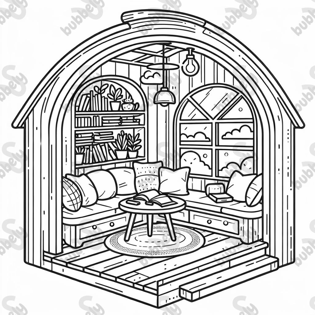 ein Wintergarten mit einer Leseecke ein Wintergarten mit einer Leseecke