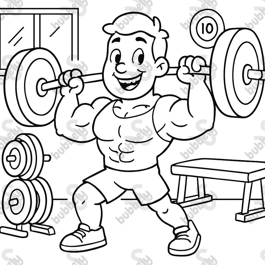 hombre musculoso en el gimnasio hombre musculoso en el gimnasio